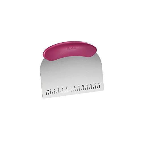 Metaltex 25.25.95 Dolceforno Spatule avec marquage Laser, Acier inoxydable, argent
