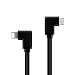 MeloAudio 90 Degreee Right Angle DAC AMP HiFi OTG Cable to Micro USB Compatible with iOS Devices，PHA-1, PHA-2, PHA-3, Chord Electronics Mojo, Hugo 6 Inch