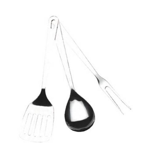 Texsport Three-Piece Stainless Steel Utensil Set