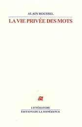 La  vie privée des mots
