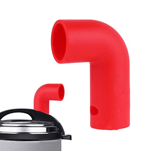 Silicone Steam Diverter Gas Release Accessory Cabinets Protecter Guard Kicthen Red (B)