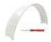 Replacement Headband Top Head Band Repair Parts Compatible with Beats Studio 2.0 Wired/Wireless Over Ear Headphone Pad Cover (White)