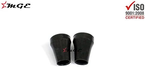 Vespa PX 125 150 LML Stella T5 VSX Stand Feet Boot Rubber BLACK Pair #TS038 @MGE