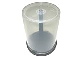 EMPTY SPINDLE, CAKE BOX HOLDS 100 CD/ DVD, PSC130, 24 UNITS PER CASE