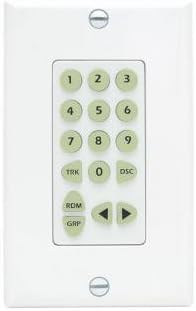 SPEAKERCRAFTNKP10 White Numeric Keypad, Control Unit, 16 Programmable, 10 Numeric and 6 Functional Buttons