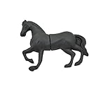 FEBNISCTE 8gb Cartoon Animal Horse Shape Usb Flash Drive Pen Stick (Black Horse)
