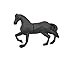 FEBNISCTE 8gb Cartoon Animal Horse Shape Usb Flash Drive Pen Stick (Black Horse)