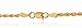 10k Yellow Gold 2mm D-cut Rope Chain Necklace - 8