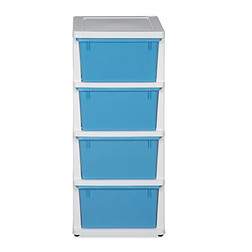 Nilkamal Chester 24 Series Plastic Four Drawer Cabinet