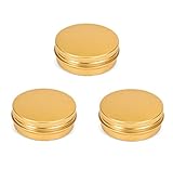 6Pcs 40ML 1.35OZ Empty Round Aluminium Cosmetic Tin