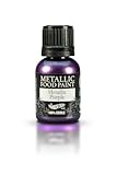 Rainbow Dust Metallic Purple Edible Food Paint