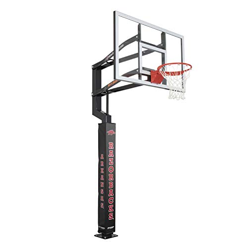 NCAA Arkansas Razorbacks Goalsetter Basketball Pole Pad, Black, One size