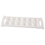 Mud Pie ceramic Deviled Egg Tray Platter, White
