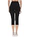 Ekouaer Women's Yoga Capris High Waist Tummy Control Pants w Pocket Leggings