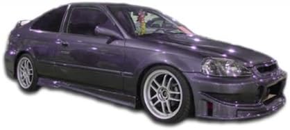 Brightt Duraflex ED-HXO-610 M3 Side Skirts Rocker Panels - 2 Piece Body Kit - Compatible With Civic 1996-2000