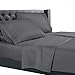 Nestl California King Sheet Set - 1800 Ultra-Soft Microfiber Cal King Bed Sheets - Double Brushed - Deep Pockets - Easy Fit - 4 Piece Set - Bed Sheets (California King, Dark Grey)