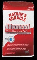 Natures Miracle Advanced Ultra Absorb Pads - 50 Cnt