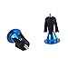 Binmer(TM) 1 Pair Aluminum Bicycle Cycling Handlebar Grips Handle Bar Cap End Plug (Blue)