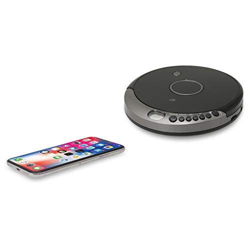 GPX PCB319B Portable Cd Player with Bluetooth, Includes Stereo Earbuds