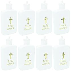 20 Pieces Holy Water Bottles Set100ml Plastic Flat