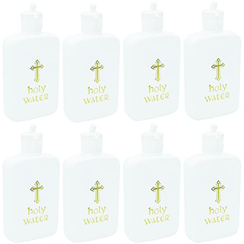20 Pieces Holy Water Bottles Set100ml Plastic Flat