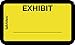Tabbies Legal Exhibit Labels, Label: 1-5/8