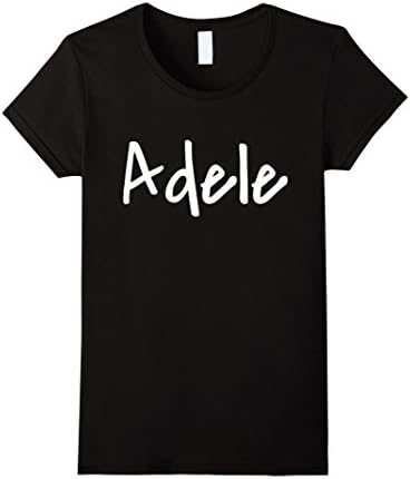Women's Adele - Your t-shirt with your name on it! Small Black