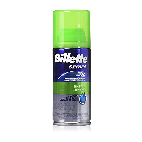 Gillette Mach3 Extra Comfort Shave Gel Shaving Cream Travel Size 2.5oz