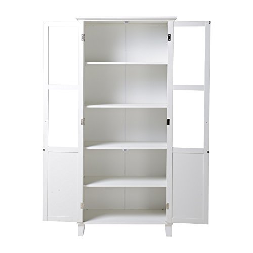 HOMESTAR 2 Door Storage Cabinet, White - Thumbnail 7