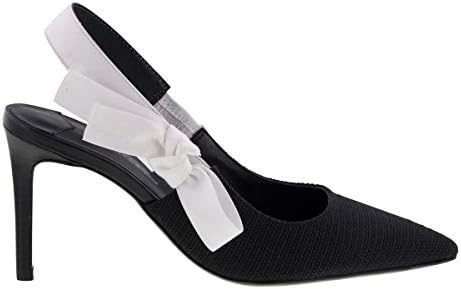 Tony Bianco Evita Womens Heels - with Pointed Toe and a Ribbon Sling Black