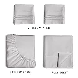 Full Size 4 Piece Sheet Set - Comfy Breathable