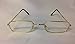 RIN Santa Glasses Square Shaped Gold