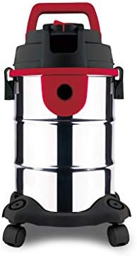 Household Vacuum Cleaner, Dry & Wet & Blowing, 20Kpa High Suction, Energy Efficient Motor, Double Air Duct Cooling, Safety Buoy Technology, 5.5m Power Cord, Stainless Steel Barrel