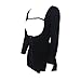 Shymay Women's Arm Compression Bodysuit Seamless Firm Control Butt Lift Body Shaper, Black, XX-Large