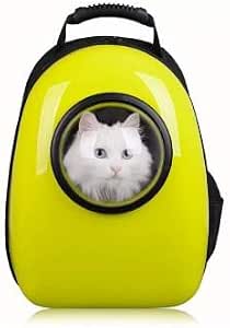 SZ Mochila Cápsula Impermeable Transportín en Forma de Burbuja para  Mascotas Perros Gatos (Amarillo) HOROES : Amazon.es: Productos para mascotas