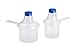 The Scoopie Supplement Container, Long Handle Scoop, and Funnel System for Post Workout Protein, Spill Proof Dispenser, Gym Accessory, PACK OF 2, WHITE (4 tbsp, 2 Oz, 60 mL) (6 tbsp, 3 Oz, 90 mL)
