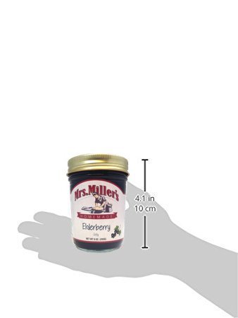Favorite Berries Gift Assortment Box - 3 Jar Sampler, Variety Pack of Blueberry & Boysenberry Jam, and Elderberry Jelly (9 oz full-sized jars) by Mrs. Miller's in a Gold Scroll Gift Box by Jarosa Gif - Thumbnail 2