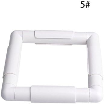 Plastic Embroidery Frame Cross Stitch Hoop Square Sewing Cross DIY Craft Tool 6inch