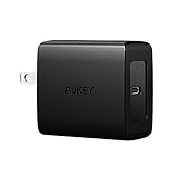 AUKEY USB C Charger with Power Delivery 3.0 18W Pd USB Wall Charger, Compatible with iPhone 11/Pro/Max/XR, Google Pixel 2/XL, Samsung Galaxy S8/ Note8 and More