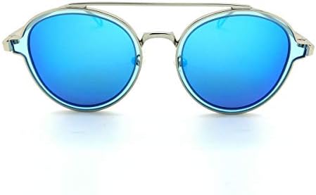 ASPEZO Womens Premium Fashion Sunglasses Polarised Mirror UV400 with Metal Frame for Trendy Look great for Driving, Sports and Travelling MIAMI BLUE