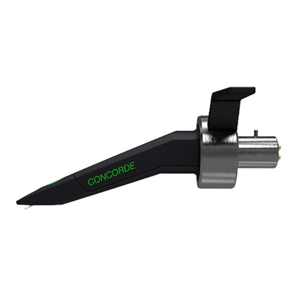 Ortofon Concorde MkII Mix CC Twin Cartridges with Spherical Stylus (Black) Bundle with Liquid Audio Carbon Fiber Record Brush & Instrument Polishing Cloth