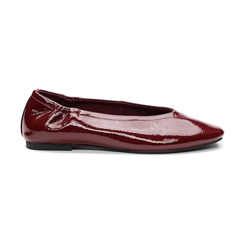 Sanctuary Women's Gracy Crinkle Patent Leather Ballet Flats - Eco-Friendly Eleg…