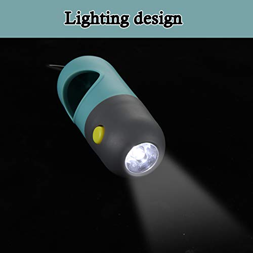 Blulu 3 Set Dog Poop Waste Bag Holder Dispenser with LED Flashlight and 3 Rolls LeakProof Dog