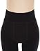 Diravo Womens Fleece Lined Leggings Thick Basic Black Soft Elestic Leggings 2 Pack