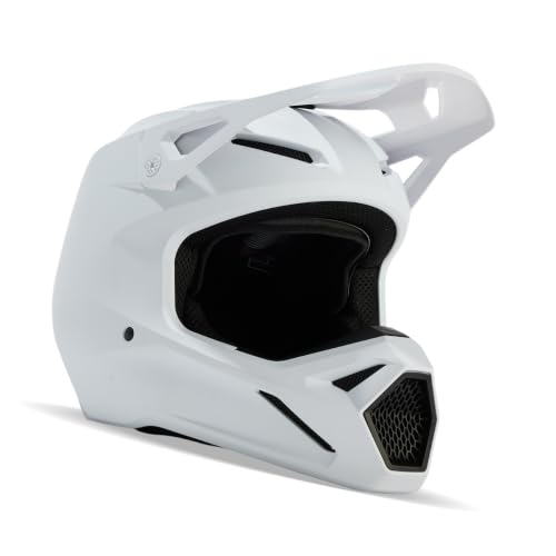 Fox Racing V1 Solid Helmet mit MIPS-Technologie, herausnehmbares Innenfutter, Gute Belüftung, verstellbare Passform, Schutz für MX & Offroad, Farbe: M