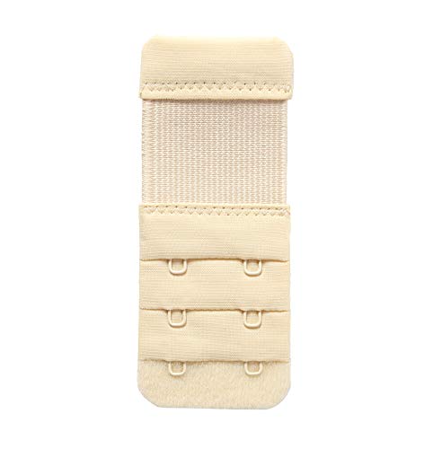 Women's Bra Extender 2 Hook Elastic Stretchy Bra Extension Strap Pack of 3