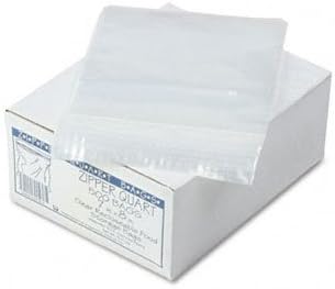 Webster Resealable Clear Plastic Storage Bags BAG,RECLOSE,7X8,500/BX 38966NS (Pack of2)