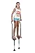 Flybar Maverick Walking Stilts for Kids - 5 Adjustable Height’s, Sturdy, Easy Assembly, Wide Non-Slip Rubber Bottom Tip, Foam Grips, Outdoor Toys for Kids 5+, 190 lbs