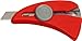NT Cutter Self-Retracting Mini Safety Knife, Red, 1 Knife (Q-100P-R)