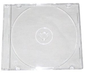 Vision Media 50 X Slim Clear CD Case - 5.2mm Spine